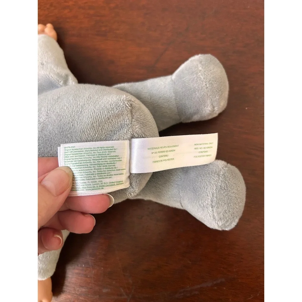 Cabbage Patch Kids Cuties Koala Plush Doll Grey Polka Dot Baby Green Eyes